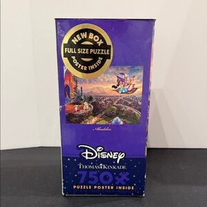 CEACO Thomas Kinkade Jigsaw Puzzle Disney Aladdin Jasmine 750 Pieces
